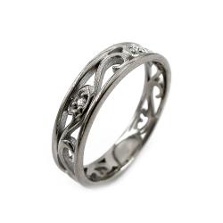 Tuotekuva Kohinoor Laurel vk timanttisormus 2x0.015ct W/SI 19,5 Kultakeskus Oy