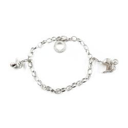 Tuotekuva Thomas Sabo Charm club ranneketju 19 cm+tutti ja lastenvaunut helat