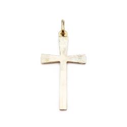 Tuotekuva 18K 3,7cm Timanttileikattu ristiriipus