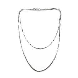 Tuotekuva Hopeinen venetsiaketju 80cm lev. 2mm