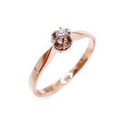 Tuotekuva Kultainen timanttisormus 0,03ct 17mm v.-72