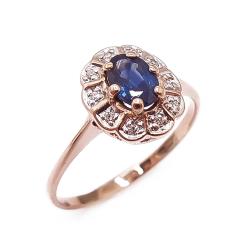 Tuotekuva Kultainen Diana timanttisormus 0,05ct 17,5mm