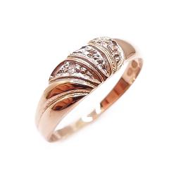 Tuotekuva Kultainen timanttisormus 0,015ct 15mm