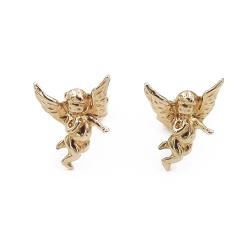 Tuotekuva Satu-Koru kultaiset enkelikorvakorut 14K, 10 × 8 mm