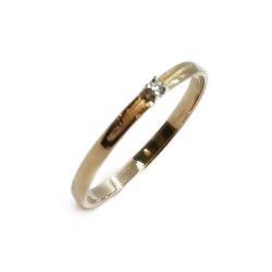 Tuotekuva Pertti Aittila timanttisormus 0,002 ct, 18K kulta, 16,5 mm, 1981