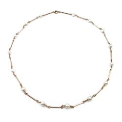 Tuotekuva Eino Westerback helmikaulakoru 14K kultaa 42 cm, 1966