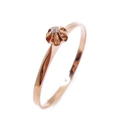 Tuotekuva Kultainen timanttisormus 18mm v.-86 0,01ct