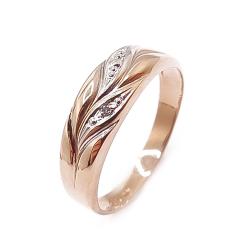 Tuotekuva Kultainen timanttisormus 0,005ct 15mm