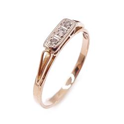 Tuotekuva Kultainen timanttisormus 0,015ct v.-84 15mm