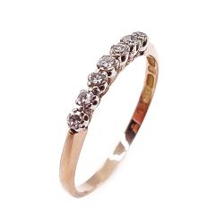 Tuotekuva 18k timanttisormus 0,07ct 16+ v.-84