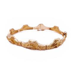 Tuotekuva Lapponia Kaarisilta -kultarannekoru 585, Björn Weckström, 18,5 cm – 1999