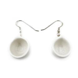 Tuotekuva Rapu-Art Kuksa-korvakorut keramiikka-hopeakoukku