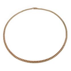 Tuotekuva Touko Pentti Lehtonen 14K umpipanssarikaulaketju 50 cm, 4,5 mm – 1988