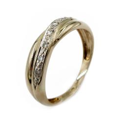 Tuotekuva Kultainen timanttirivisormus 7kpl yht.0,035ct 16.75 2002 Osuuskunta Timanttiset