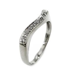 Tuotekuva Valkokultainen timanttirivisormus 9kpl yht.0,045ct 18.25 Oy Osk. Lindroos Ab