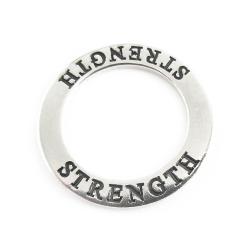 Tuotekuva Hopeinen amulettirengas, Strength