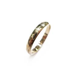 Tuotekuva Top Gold Oy puolipyöreä kultainen kihlasormus 585, 19 mm