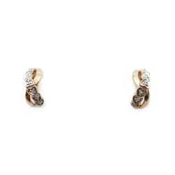 Tuotekuva Äärettömyys 12x0,005ct timanttisydän kultakorvakorut
