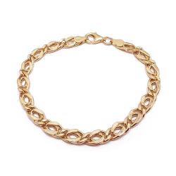 Tuotekuva 18K kultainen ontto ranneketju 20 cm, 6,6 mm