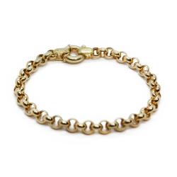 Tuotekuva Kultainen papurannekoru marinolukolla 14K, 19,5 cm