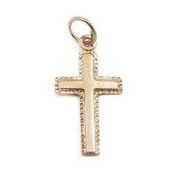Tuotekuva 14K kultainen ristiriipus, 20,8 mm