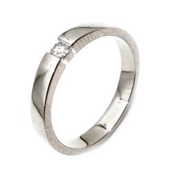 Tuotekuva Valkokultainen timanttisormus 0.08ct koko 16.5
