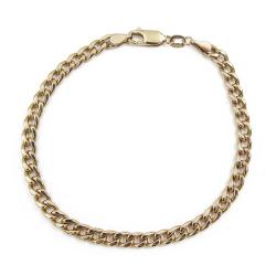 Tuotekuva Oy Perkko kultainen panssariranneketju 14K, 18,5 cm x 3 mm