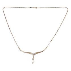 Tuotekuva Timantti- ja helmikaulakoru 0,03ct 46cm