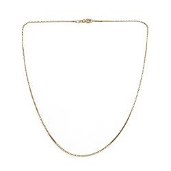 Tuotekuva 18k 1mm Venetsiakaulaketju 50cm