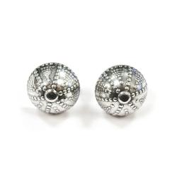 Tuotekuva Kalevala Koru Halikon filigraanipallo -hopeatappikorvakorut 18 mm, 1985