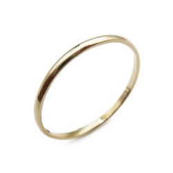 Tuotekuva Kultainen puolipuöreä kihlasormus 16,5mm, leveys 1,3mm