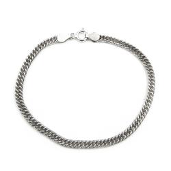 Tuotekuva Hopeinen panssariranneketju 925, 19,5 cm / 3 mm