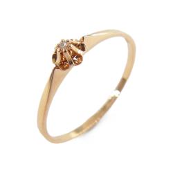 Tuotekuva Timanttisormus 14K kultaa 0,005 ct, 17,75 mm
