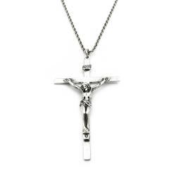 Tuotekuva Hopeinen INRI ristiriipus 60cm v.-68
