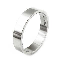 Tuotekuva Sileä 925-hopeinen flakkasormus 4,1 mm, halkaisija 16,5 mm