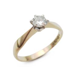 Tuotekuva Kultainen 0,2ct timanttisormus 17,25mm
